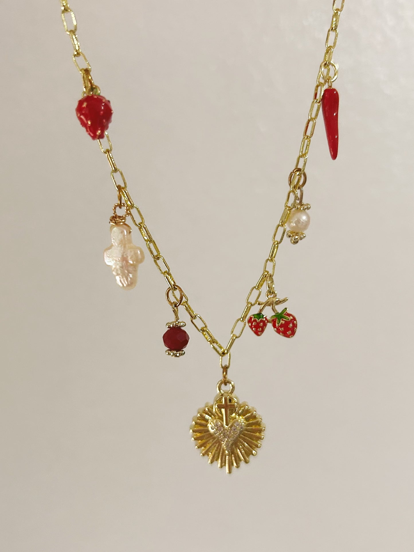 Sweet & Spicy Charm Necklace