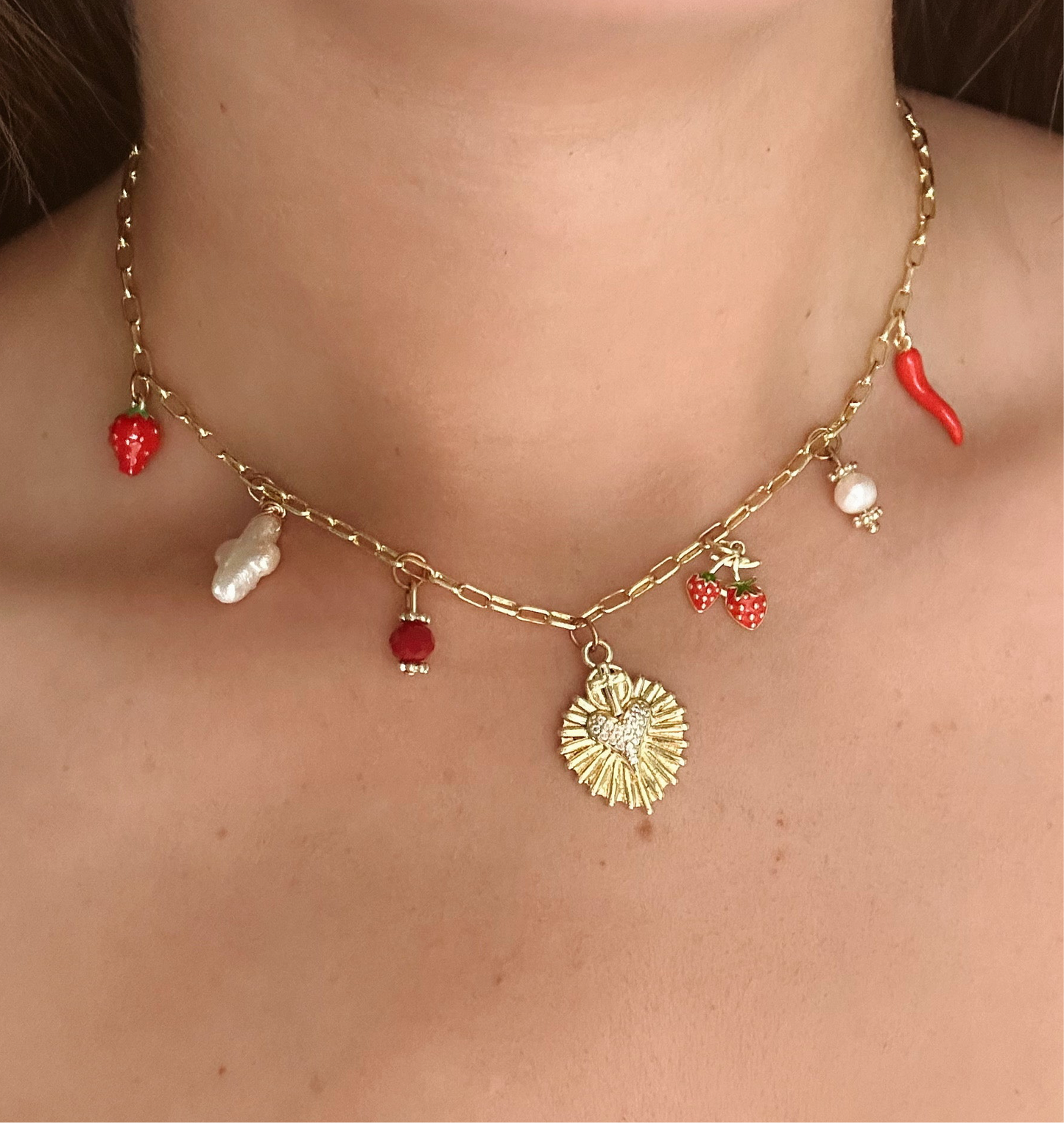 Sweet & Spicy Charm Necklace