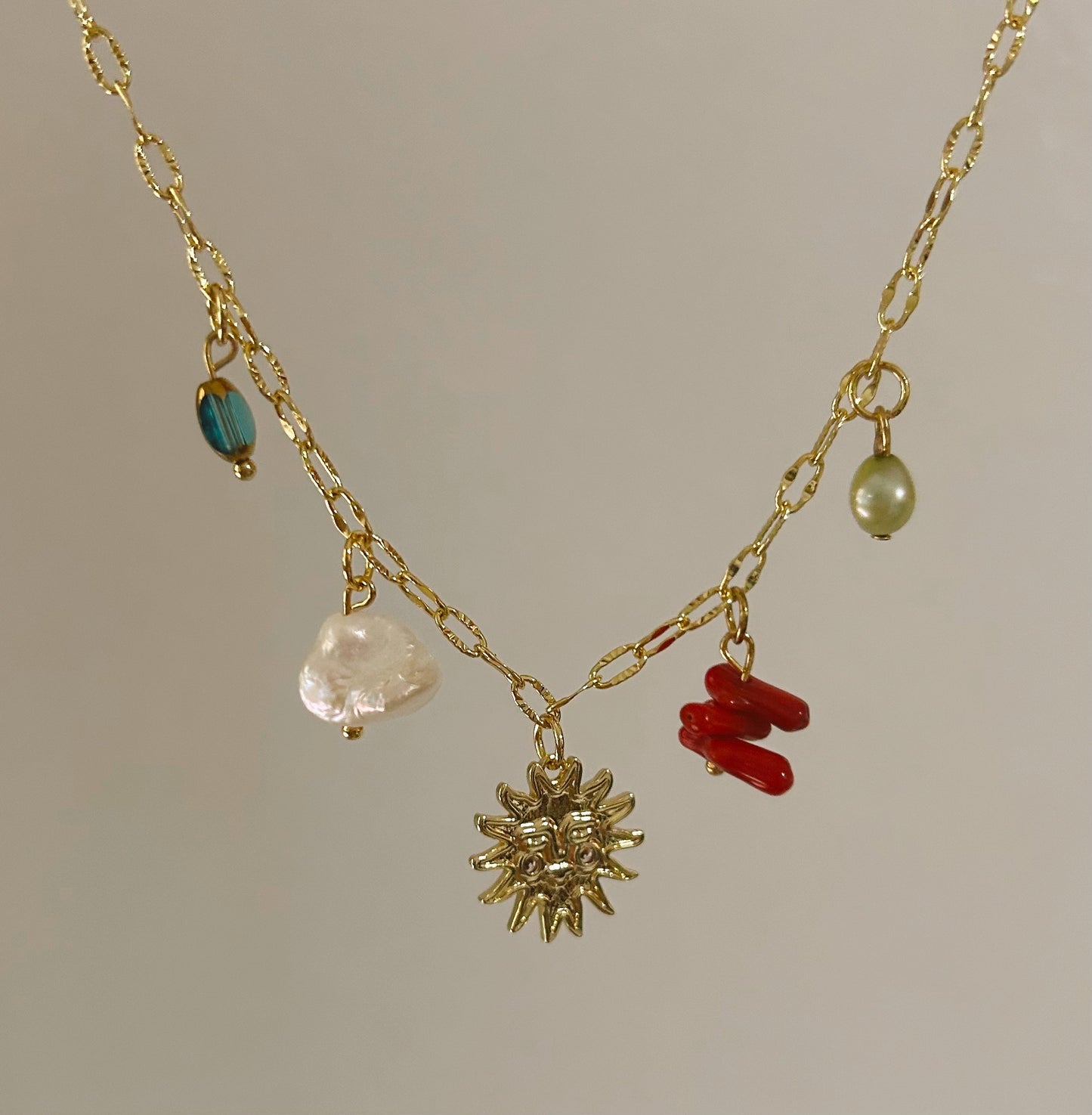 Sol y Mar Charm Necklace