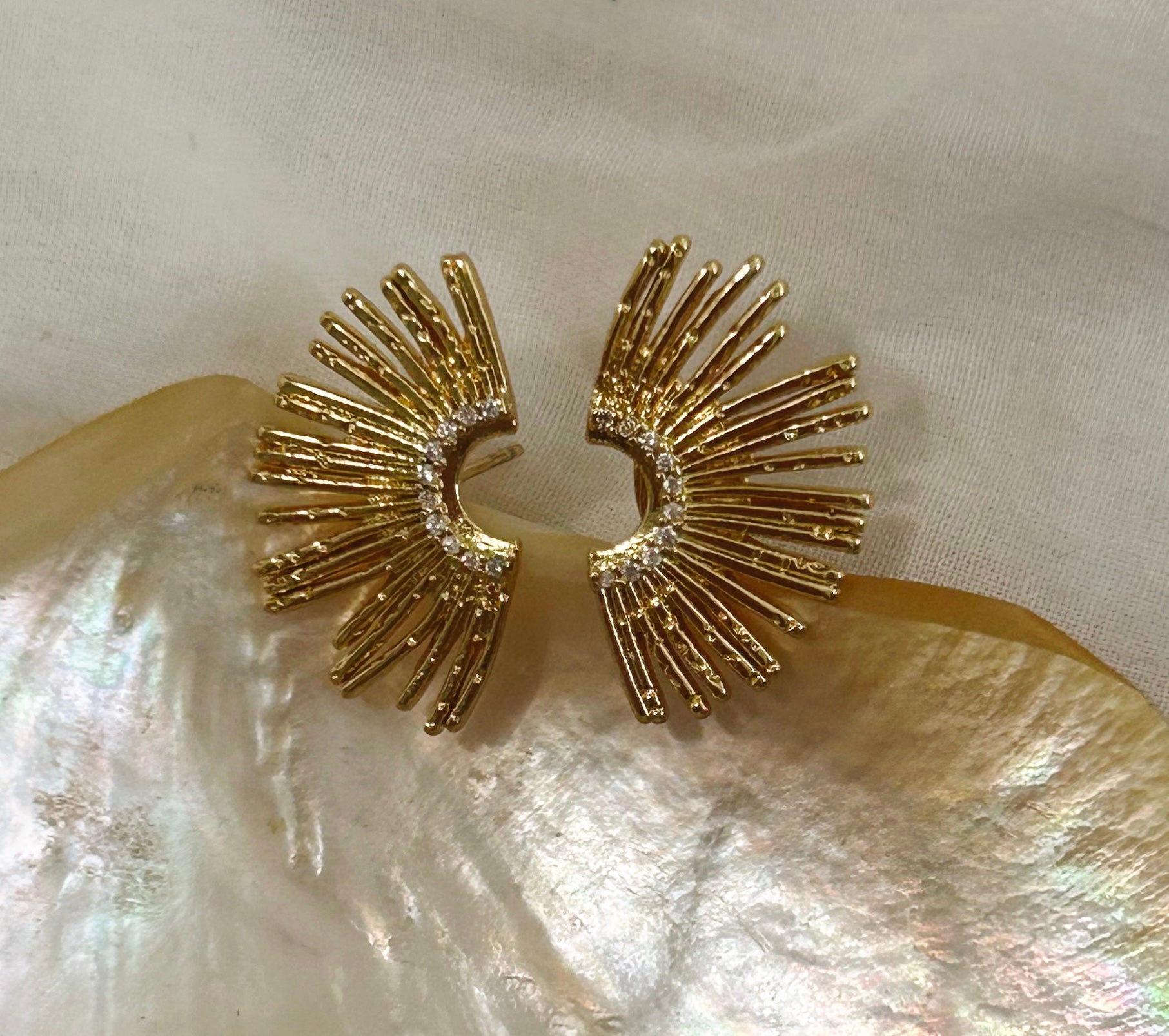 She is Gold Earrings
