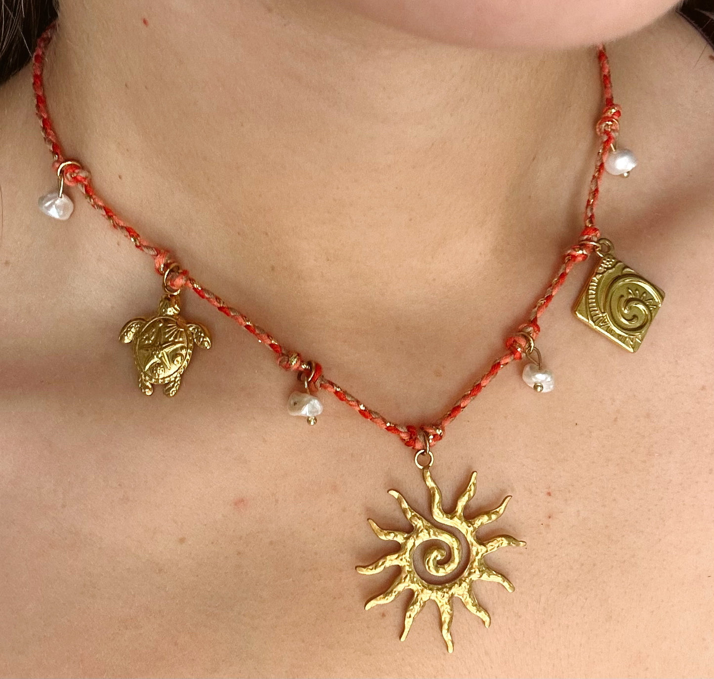 Soleil Charm Necklace